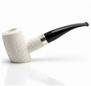 Block Meerschaumpfeife Poker graviert im Maß-Etui