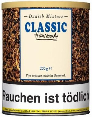 Danish Mixture Pfeifentabak Classic Hausmarke 200g Dose