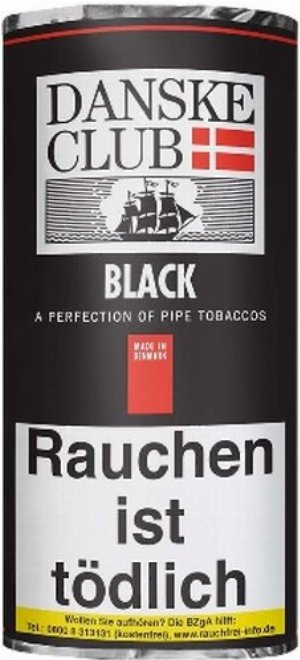 Danske Club Black Pfeifentabak 50g Päckchen