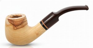 Jean Claude Olivenholz Pfeife Mundstücke in Cumberland-Design Nr.5