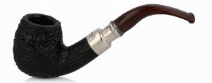 Peterson Pfeife Newgrange Spigot 68 Sandgestrahlt Schwarz/Braun