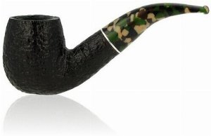 Savinelli Pfeife Camouflage Rustic 616, schwarz