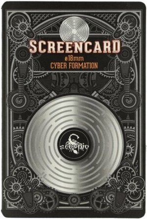 SCORPIO Screencard Edelstahlsiebe Cyberformation 8 Stk. 18mm