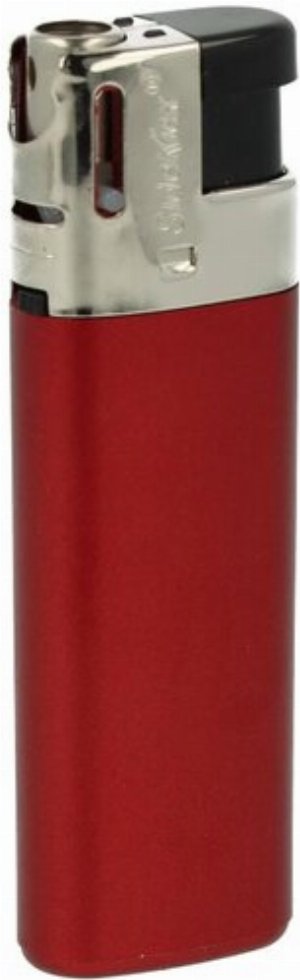 SideKick verstellbares Pfeifenfeuerzeug Metallic Rot