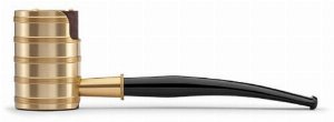 Tsuge Pfeife Metall Serie Thunderstorm Gold