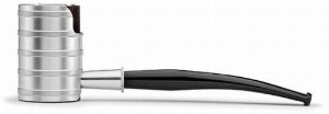 Tsuge Pfeife Metall Serie Thunderstorm Silver