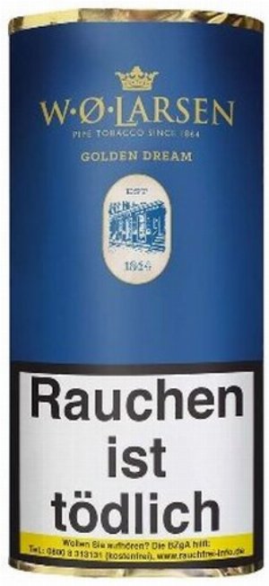 W. O. Larsen The Masters Blend Golden Dream Pfeifentabak 50g Päckchen