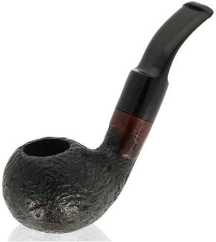 Aldo Velani Pfeife Schwarz Sandgetrahlt 05