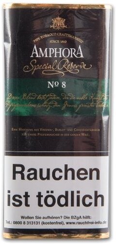 Amphora Pfeifentabak mit Aroma Special Reserve No.8 50g