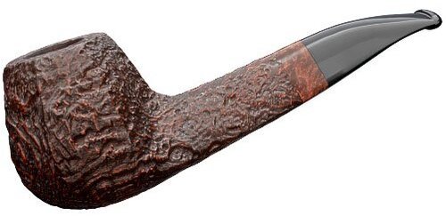 Aurea Ars Heptagonal Sandblast Brown Pfeife