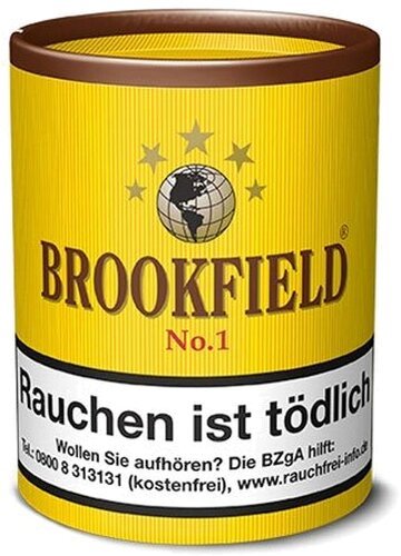 Brookfield No.1 Pfeifentabak 200g Dose