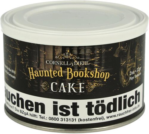 Cornell & Diehl Haunted Bookshop Cake Pfeifentabak 57g