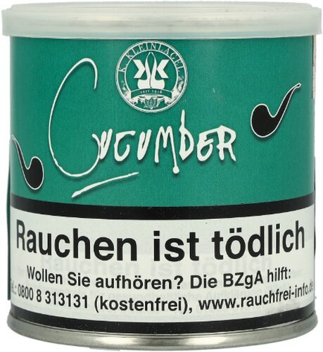 Cucumber Pfeifentabak K. Kleinlagel mit Geschmack 50g Dose