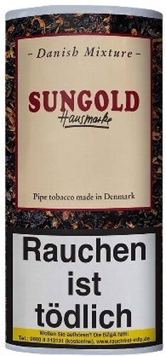 Danish Mixture Pfeifentabak Sungold (ehem.Vanilla) Hausmarke 50g Päckchen