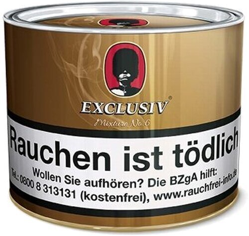 Exclusiv Mixture Tabak No 6 100g Pfeifentabak