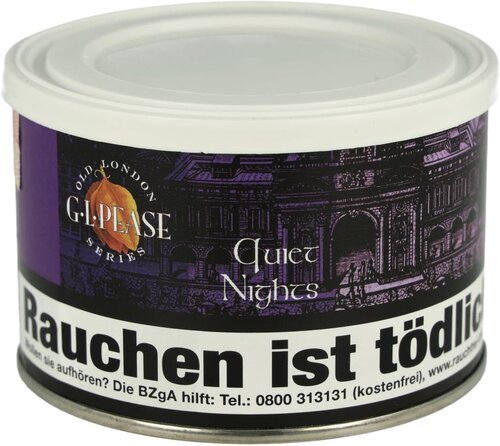 G.L.Pease Quiet Nights Pfeifentabak 57g