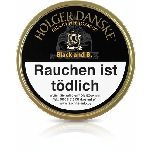Holger Danske Pfeifentabak B.B. (Black & Bourbon) 100g Dose