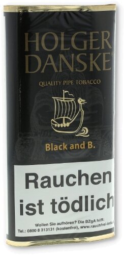 Holger Danske Pfeifentabak B.B. (Black & Bourbon) 40g Päckchen