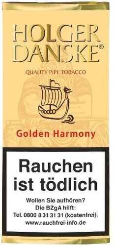 Holger Danske Pfeifentabak Golden Harmony 40g Päckchen