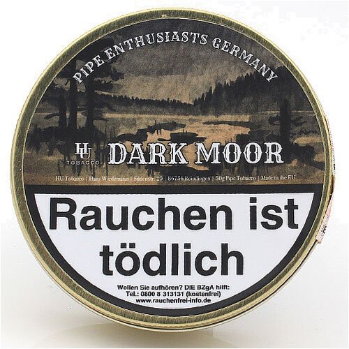 HU Tobacco Dark Moor Pfeifentabak 50g Dose