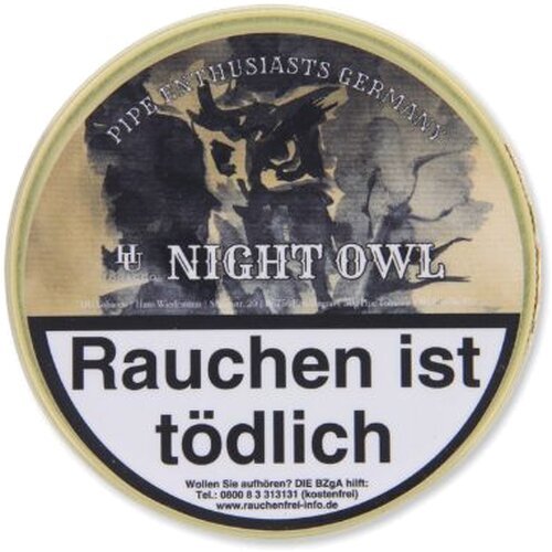 HU Tobacco Night Owl Pfeifentabak 50g Dose