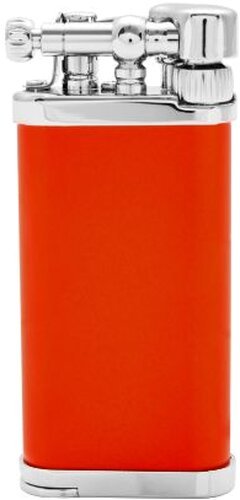 IM Corona Old Boy IC 64-3107 Pfeifenfeuerzeug Orange metallic, verchromt