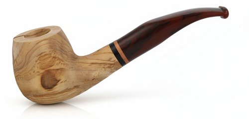 Jean Claude Olivenholz Pfeife Mundstücke in Cumberland-Design Nr.2