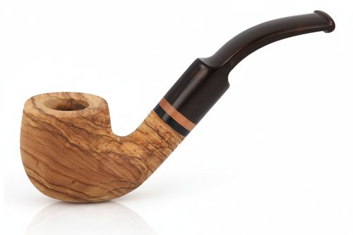 Jean Claude Olivenholz Pfeife Mundstücke in Cumberland-Design Nr.4