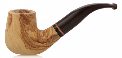 Jean Claude Olivenholz Pfeife Mundstücke in Cumberland-Design Nr.6