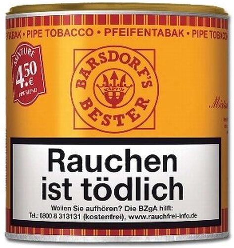 Käptn Barsdorf Bester Pfeifentabak Aromatic Mixture 50g Päckchen