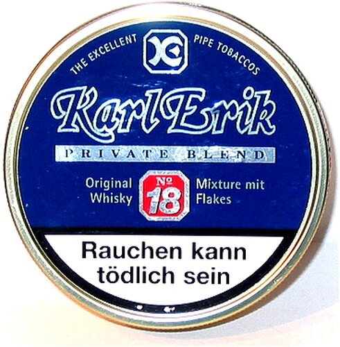 Karl Erik Pfeifentabak Private Blend No. 18 100g Dose