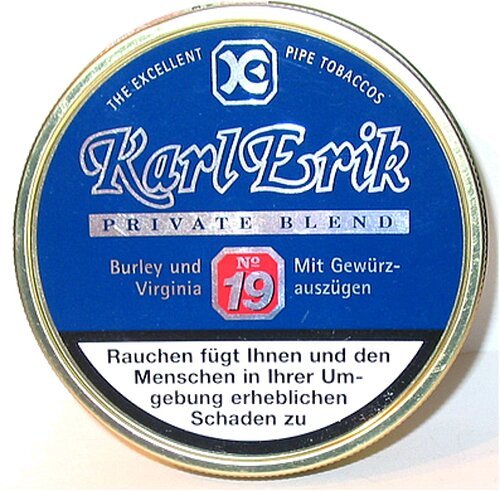 Karl Erik Pfeifentabak Private Blend No.19 100g Dose