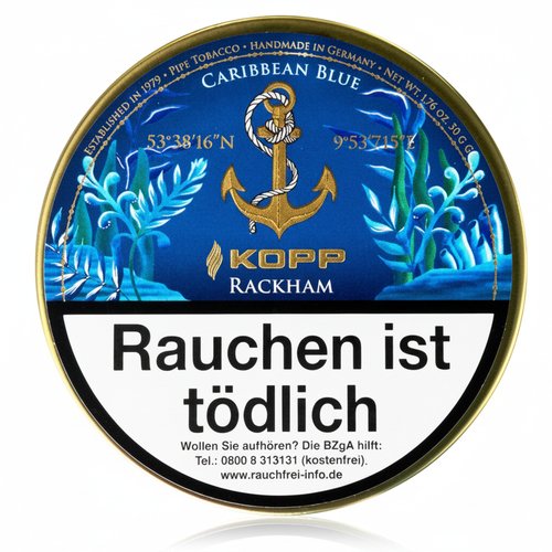 KOHLHASE & KOPP Caribbean Blue Rackham 50g Dose Pfeifentabak