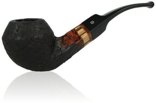 Molina Pfeife Zebrano Sandblast Black Nr.7
