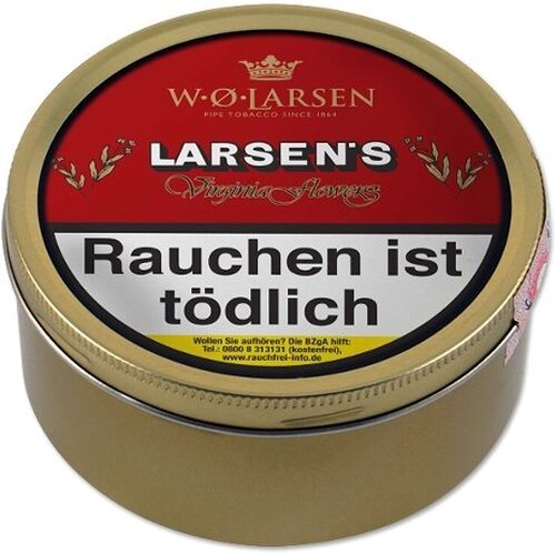 W. O. Larsen Virginia Flowers Pfeifentabak 100g Dose