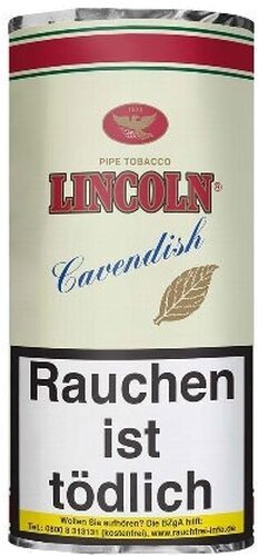 Lincoln Cavendish Rot 50g Pfeifentabak