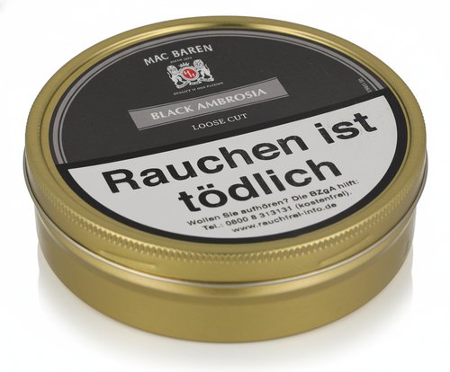 Mac Baren Pfeifentabak Black Ambrosia 100g Dose