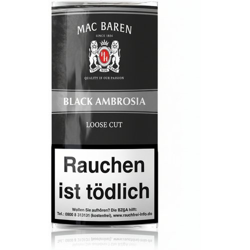 Mac Baren Pfeifentabak Black Ambrosia 50g Päckchen