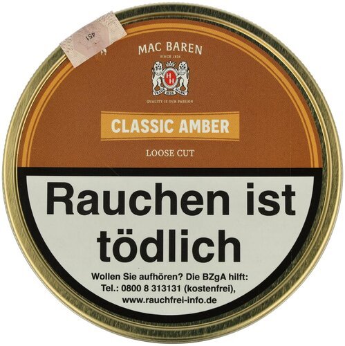 Mac Baren Pfeifentabak Classic Amber 100g Dose