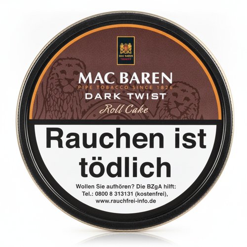 Mac Baren Pfeifentabak Dark Twist 100g Dose