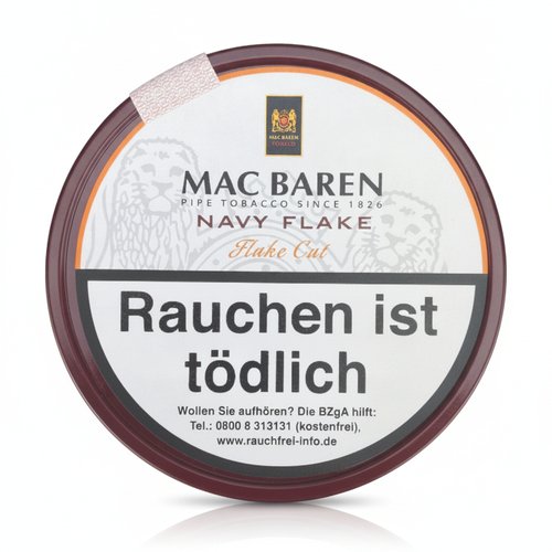 Mac Baren Pfeifentabak Navy Flake 100g Dose