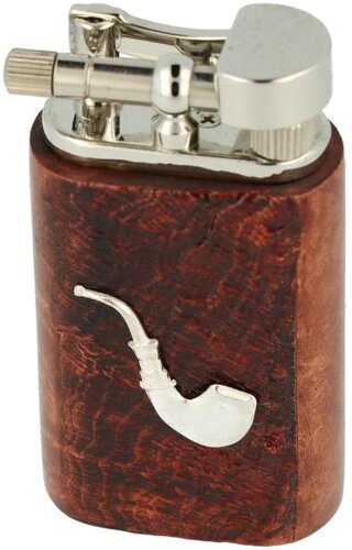 Mastro de Paja Pfeifenfeuerzeug Maestro Pipa Sandblast Brown
