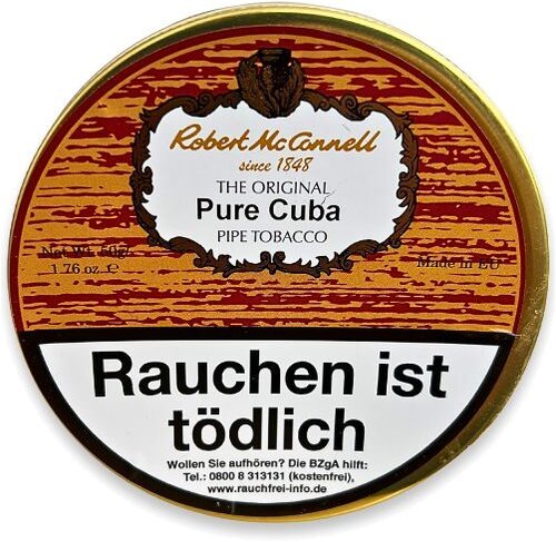 McConnell Pure Cuban Tobacco Pfeifentabak 50g Dose