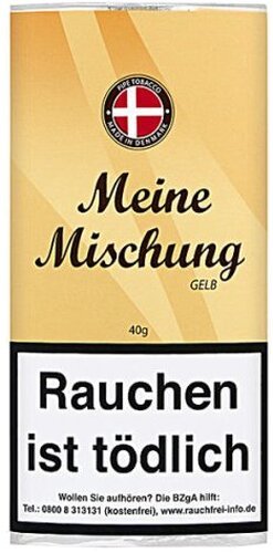 Meine Mischung Pfeifentabak Gelb 40g Päckchen