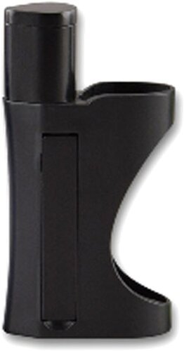 Metallpfeife Wild Fire mit Feuerzeughalter schwarz