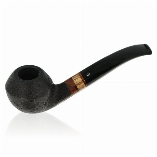 Molina Pfeife Zebrano Sandblast Black Nr.6