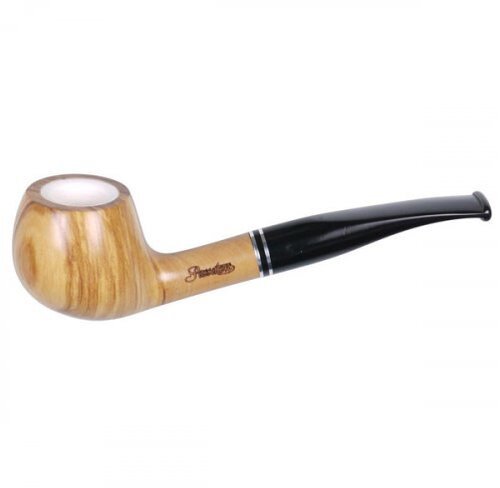 Passatore Pfeife Oliva con schiuma Half-Bent