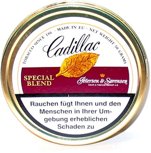 Petersen und Sörensen Pfeifentabak Cadillac Blend, 50g Dose