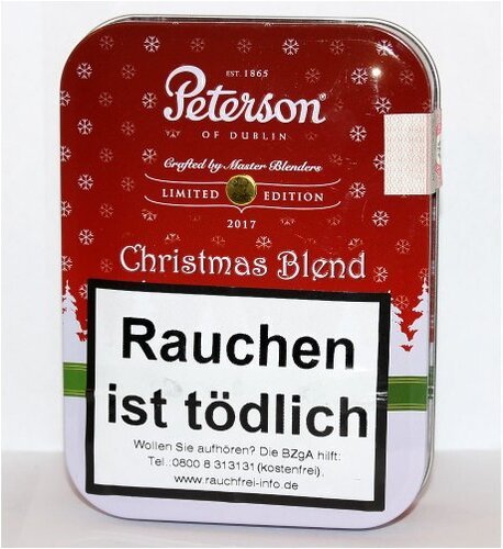 Peterson of Dublin Pfeifentabak Christmas Blend 2017 100g Dose