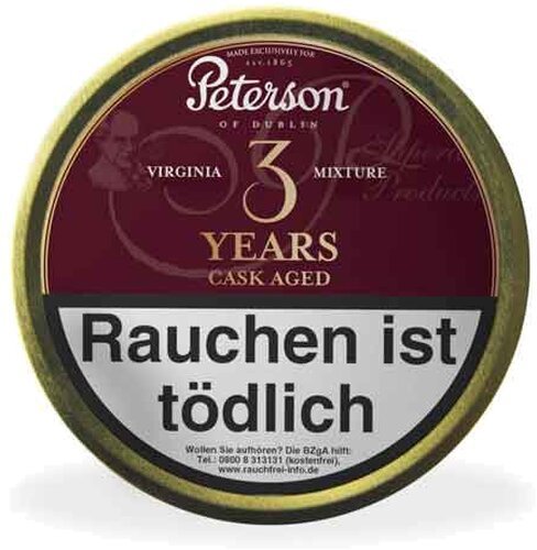Peterson Peifentabak Cask Aged 3 Years Virginia Mixture 50g